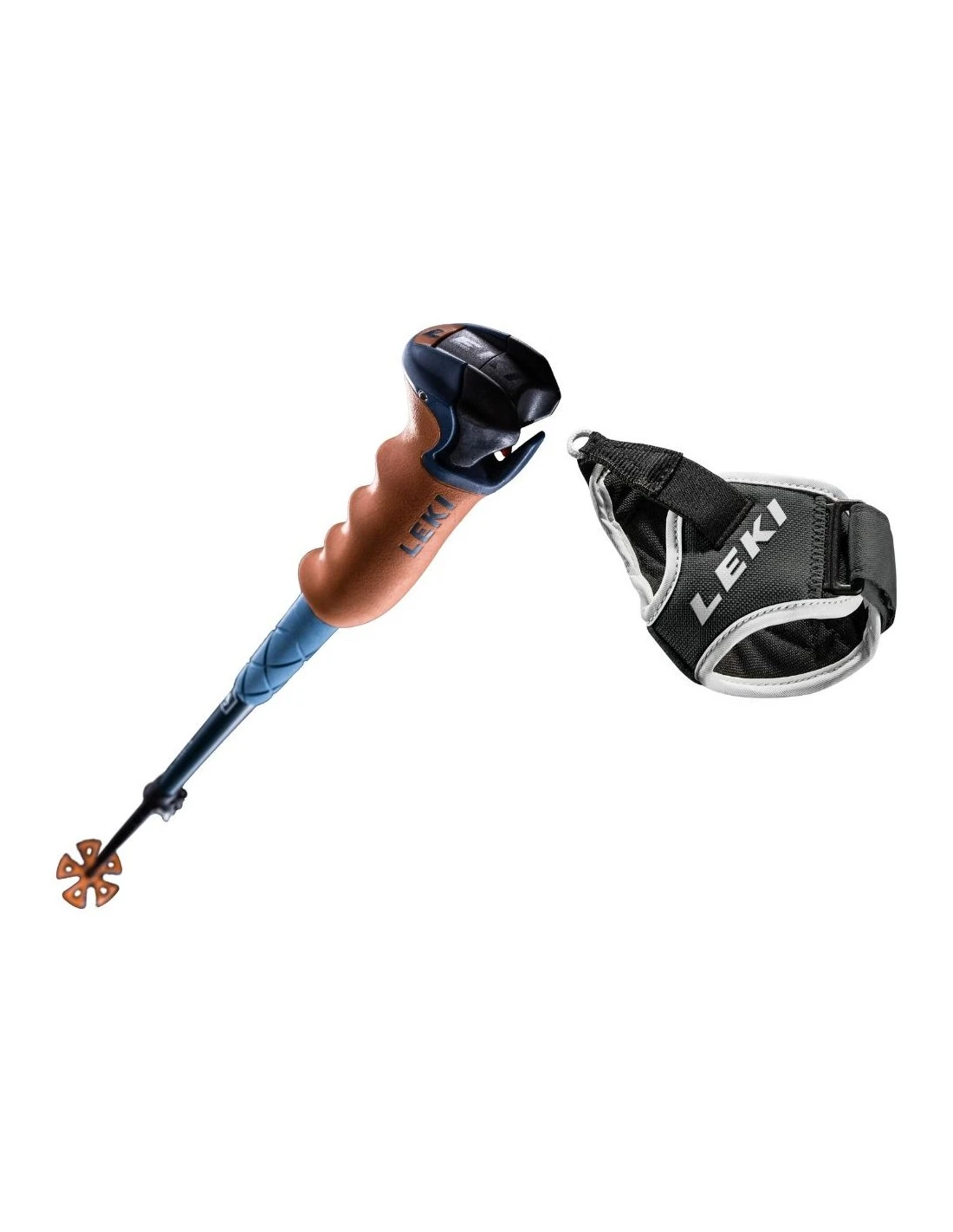 Bâtons De Ski Leki Patrol Vario S Petrol / Blanc 4 Bâtons De Ski Leki Patrol Vario S Petrol / Blanc – Image 2