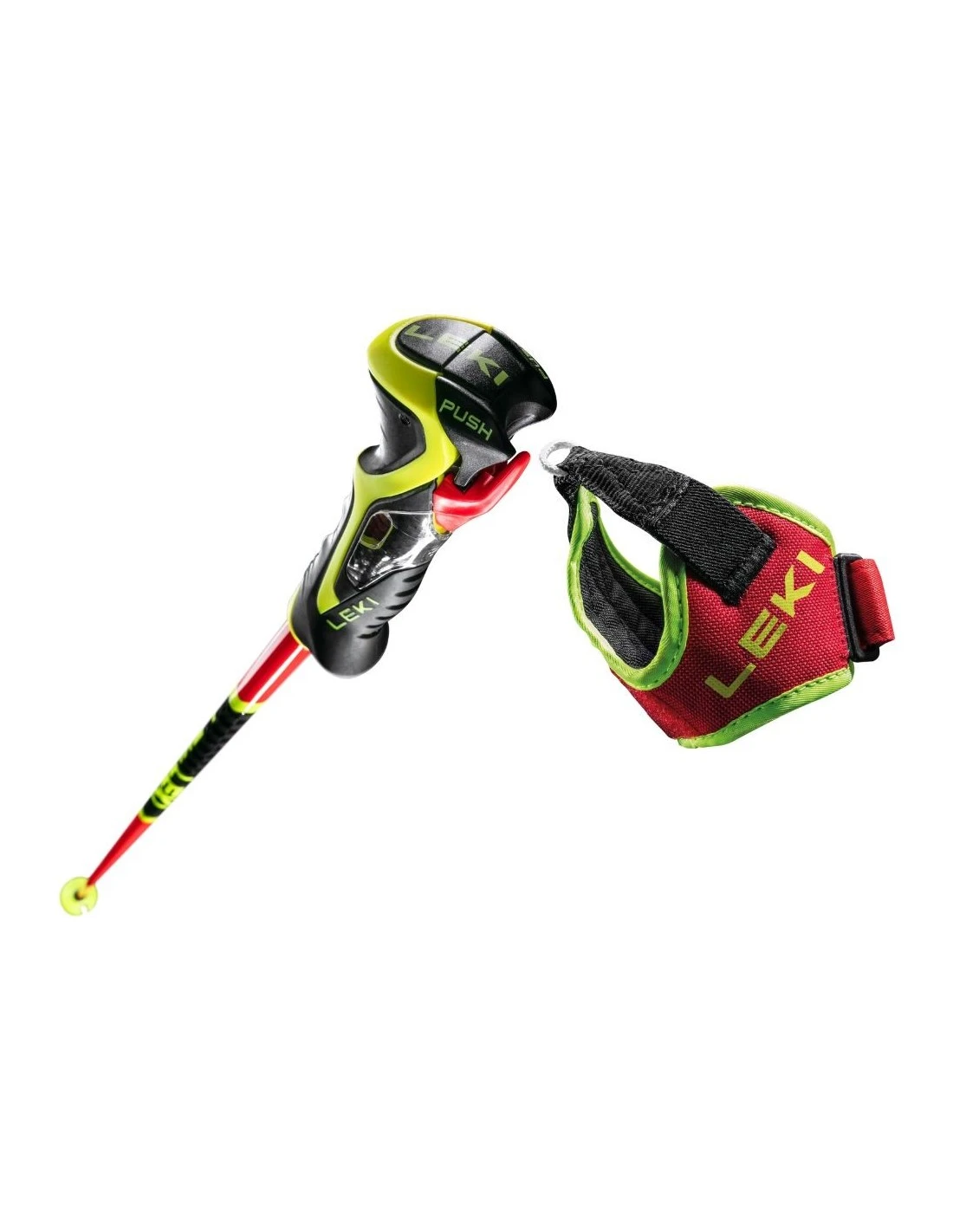 Bâtons De Ski Leki Venom SL 3D Bright Red / Black / Yellow 4 Bâtons De Ski Leki Venom SL 3D Bright Red / Black / Yellow – Image 2