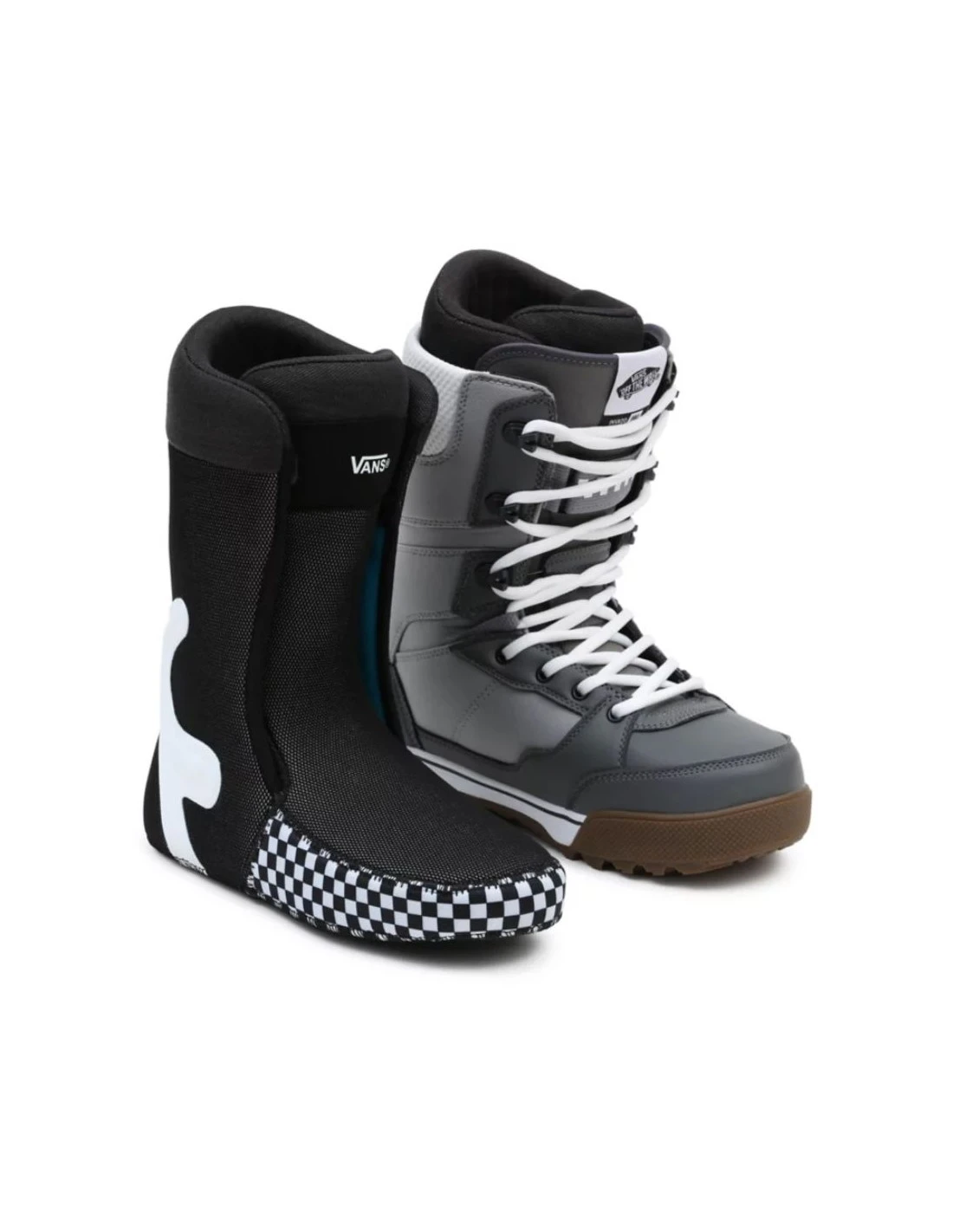 Vans Boots De Snowboard Invado Pro Grey / White 2023 6 Vans Boots De Snowboard Invado Pro Grey / White 2023 – Image 4