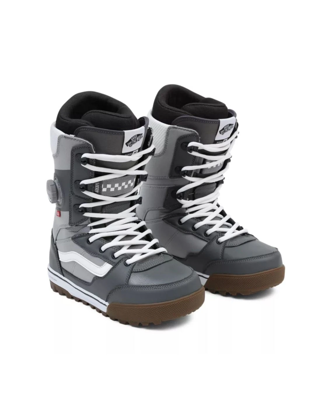 Vans Boots De Snowboard Invado Pro Grey / White 2023 3 Vans Boots De Snowboard Invado Pro Grey / White 2023