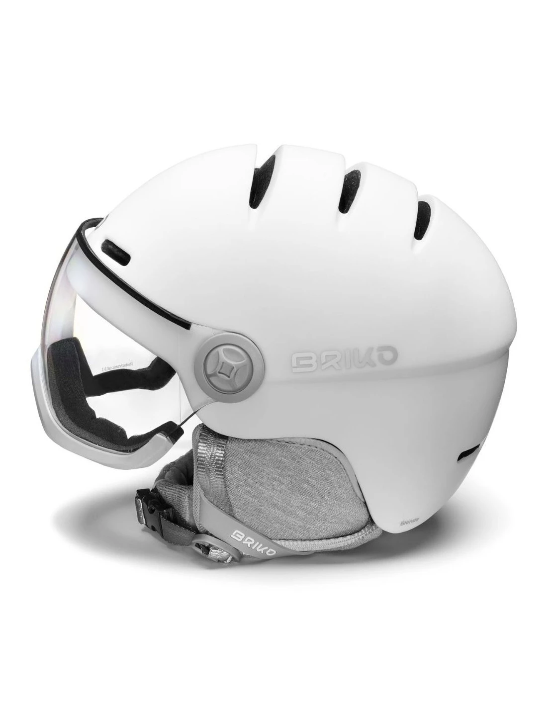 Casque De Ski Briko Blenda Visor Photo Matt White 5 Casque De Ski Briko Blenda Visor Photo Matt White – Image 3