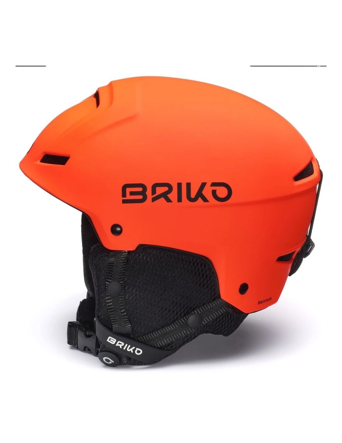 Casque De Ski Briko Mammoth Matt Orange Flame 4 Casque De Ski Briko Mammoth Matt Orange Flame – Image 2