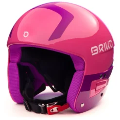 Casque De Ski Briko Vulcano Fis 6.8 Jr Shiny Pink Violet
