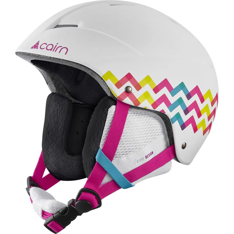 Casque De Ski Cairn Andromed J Mat White Lolipop