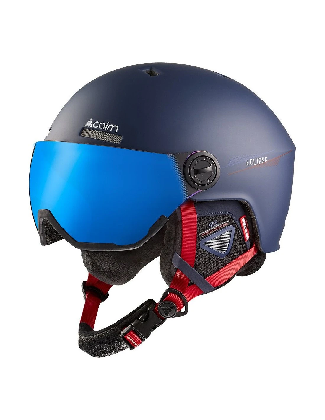 Casque De Ski Cairn Eclipse Rescue Visor Midnight Red 3 Casque De Ski Cairn Eclipse Rescue Visor Midnight Red