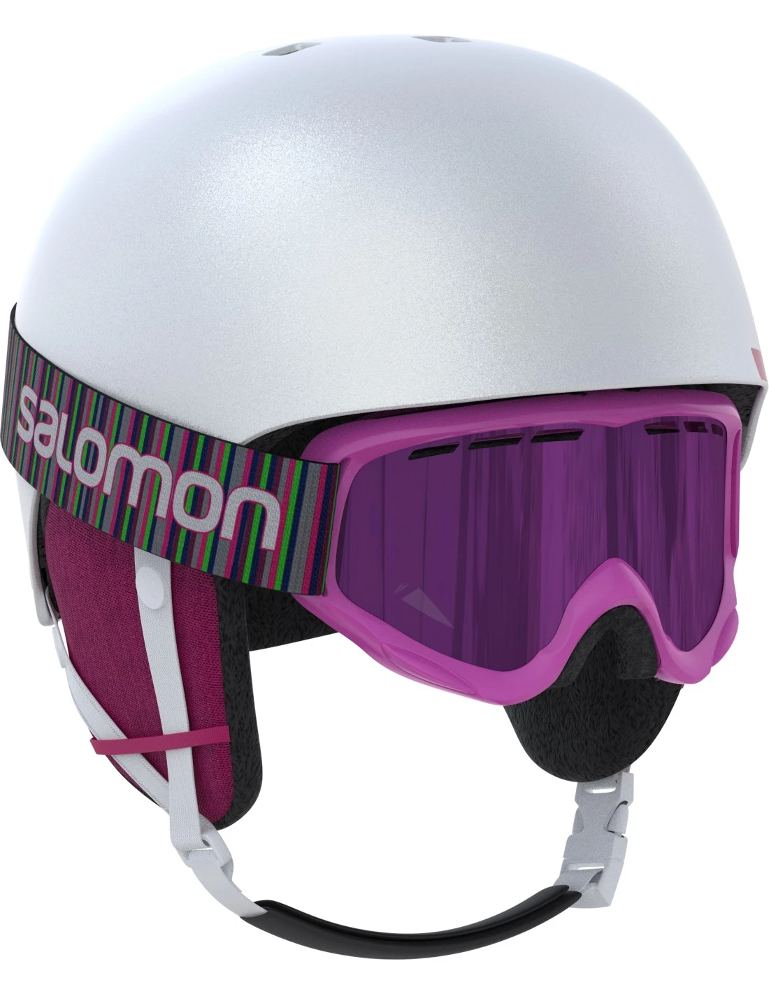 Casque De Ski Junior Salomon Kiana White 4 Casque De Ski Junior Salomon Kiana White – Image 2