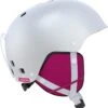 Casque De Ski Junior Salomon Kiana White 1 Casque De Ski Junior Salomon Kiana White -Matériel De Ski Boutique casque de ski junior salomon kiana white
