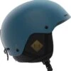 Casque De Ski Salomon Brigade+ Morrocan Blue 1 Casque De Ski Salomon Brigade+ Morrocan Blue -Matériel De Ski Boutique casque de ski salomon brigade morrocan blue