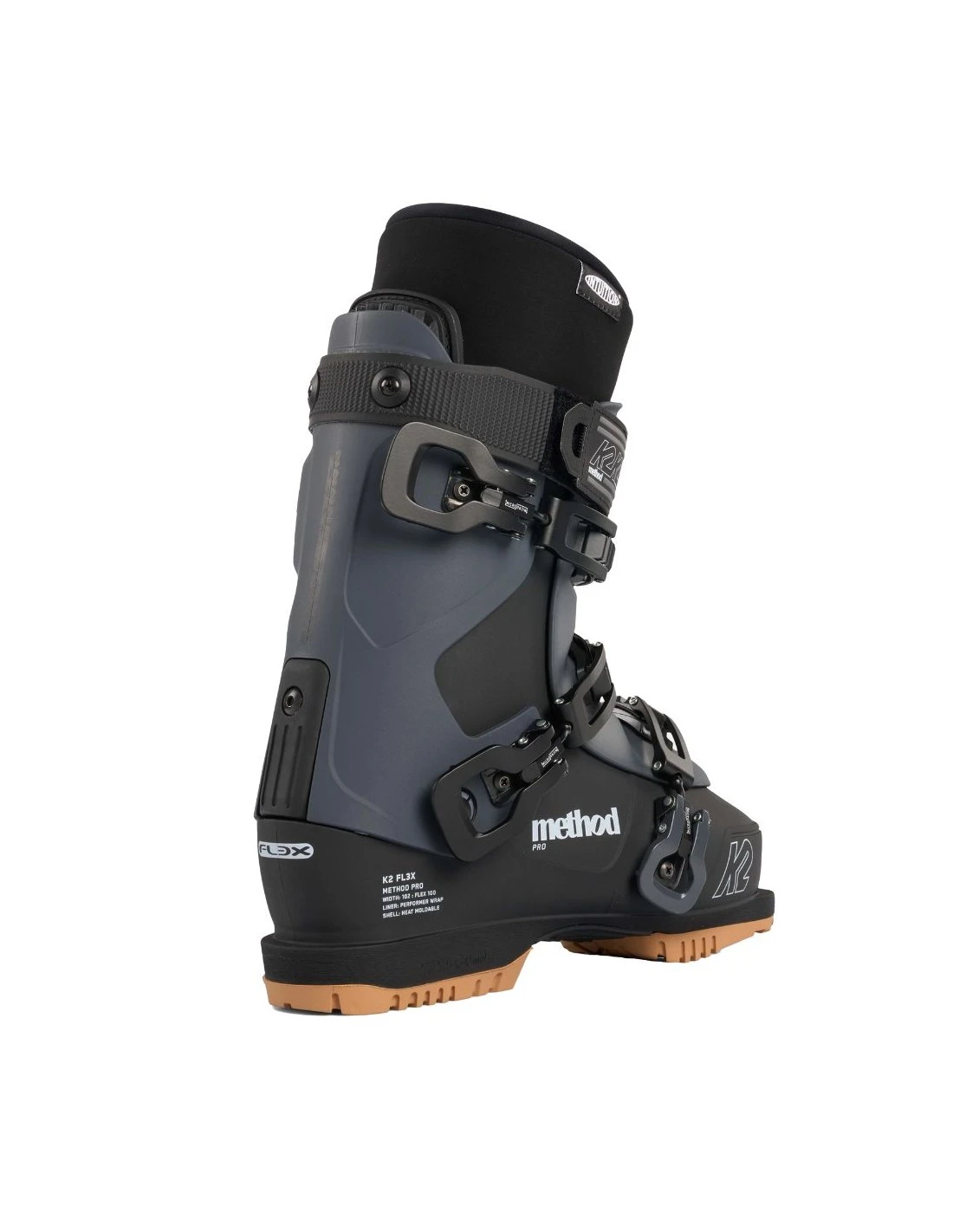 Chaussures De Ski K2 Method Pro Black / Grey 2023 5 Chaussures De Ski K2 Method Pro Black / Grey 2023 – Image 3