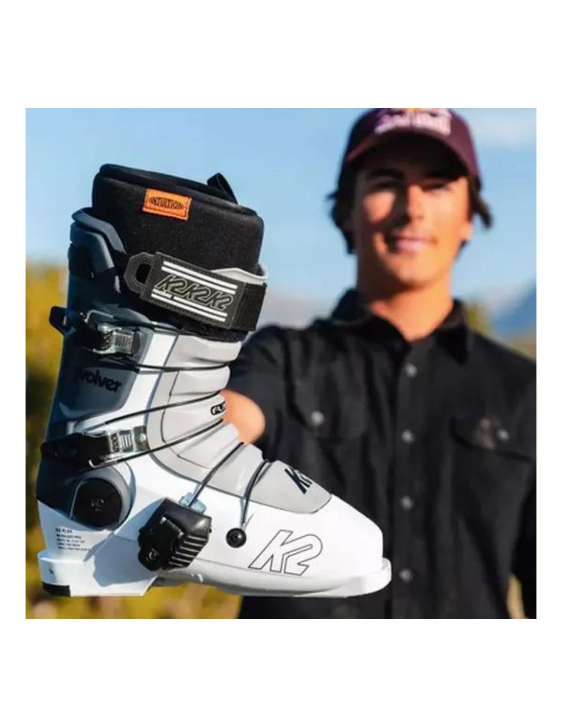 Chaussures De Ski K2 Revolver Pro White / Grey 7 Chaussures De Ski K2 Revolver Pro White / Grey – Image 5