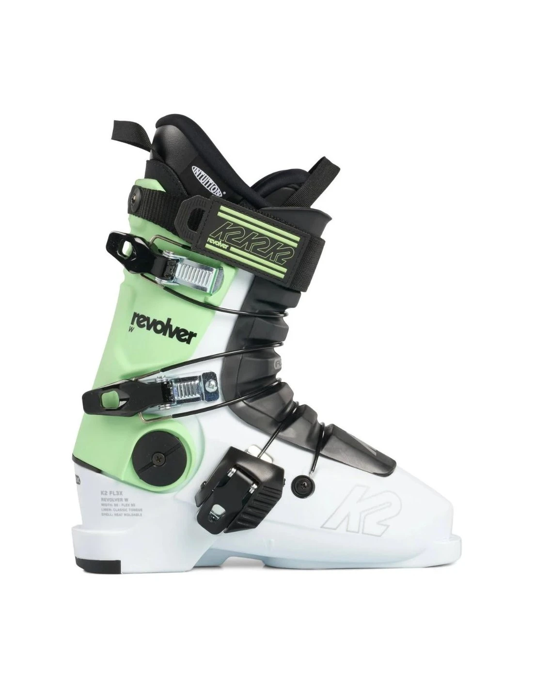 Chaussures De Ski K2 Revolver W White / Green 4 Chaussures De Ski K2 Revolver W White / Green – Image 2