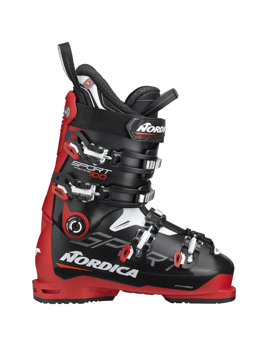 Chaussures De Ski Nordica Sportmachine 100 Black / Red / White 3 Chaussures De Ski Nordica Sportmachine 100 Black / Red / White
