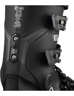 Chaussures De Ski Salomon S/Pro 100 Black/Belluga/Red -Matériel De Ski Boutique chaussures de ski salomon spro 100 blackbellugared 4