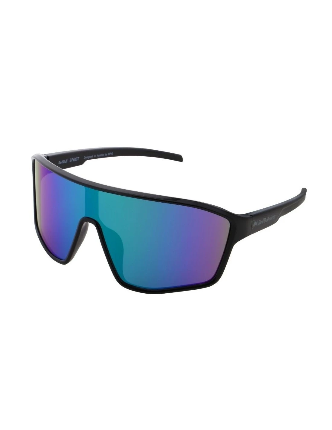 Lunettes De Soleil Red Bull Daft Shiny Black / Purple Green 3 Lunettes De Soleil Red Bull Daft Shiny Black / Purple Green