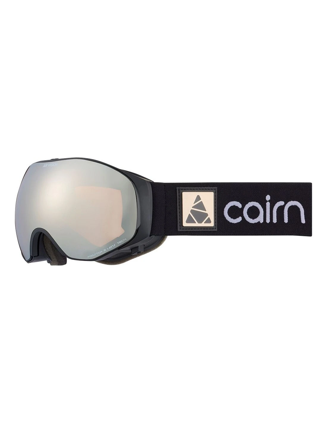 Masque De Ski Cairn Air Vision OTG SPX3 Mat Black Silver 3 Masque De Ski Cairn Air Vision OTG SPX3 Mat Black Silver