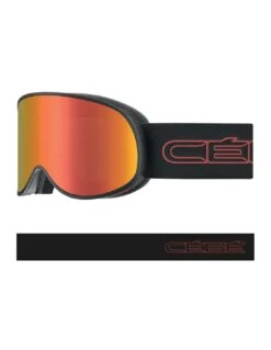 Masque De Ski Cébé Attraction Black Red / Grey Flash Dark Red