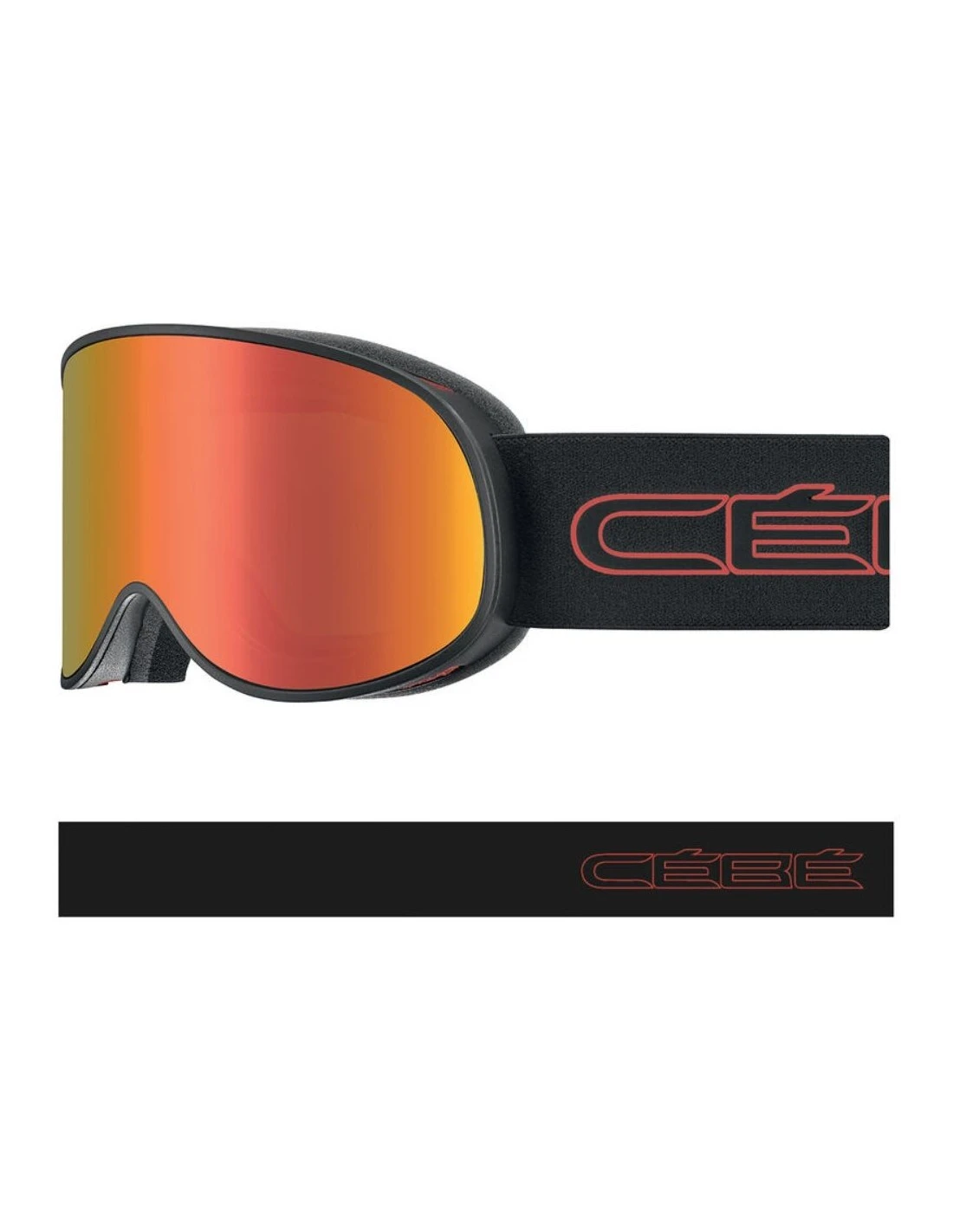 Masque De Ski Cébé Attraction Black Red / Grey Flash Dark Red 3 Masque De Ski Cébé Attraction Black Red / Grey Flash Dark Red