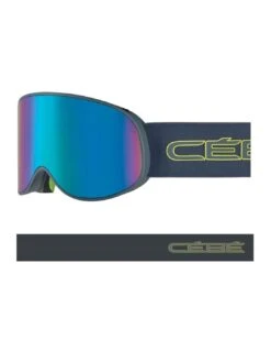 Masque De Ski Cébé Attraction Ciment Lime Matte Brown -Matériel De Ski Boutique masque de ski cebe attraction ciment lime matte brown 1