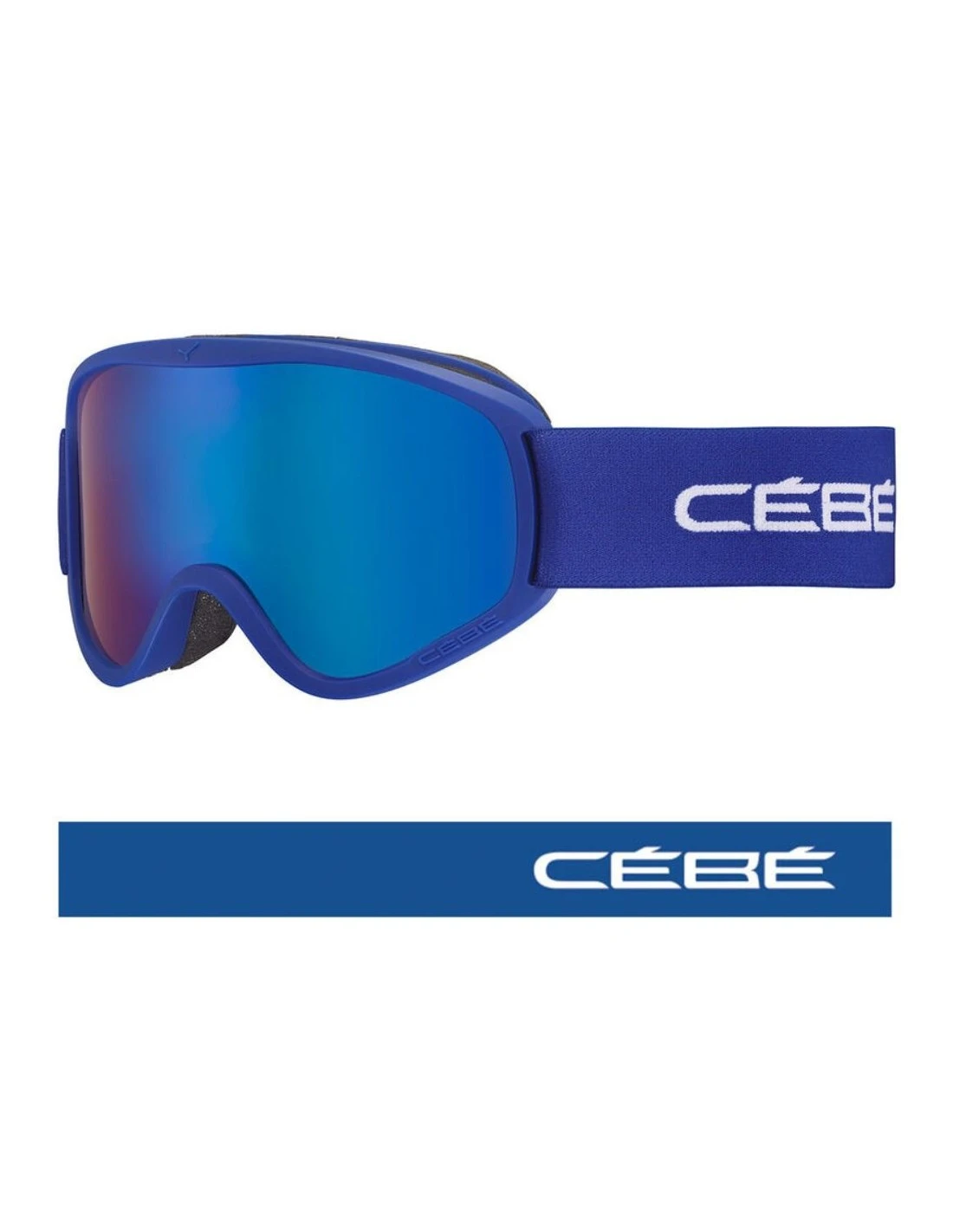 Masque De Ski Cébé Hoopoe Jr Blue Matte / Brown Flash Blue 4 Masque De Ski Cébé Hoopoe Jr Blue Matte / Brown Flash Blue – Image 2