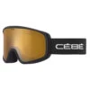 Masque De Ski Cébé Razor Evo Black Matte / Yellow Mirror -Matériel De Ski Boutique masque de ski cebe razor evo black matte yellow mirror