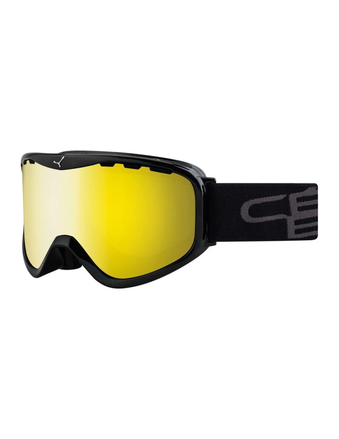 Masque De Ski Cébé Ridge OTG Black Shiny / Yellow Flash Mirror 3 Masque De Ski Cébé Ridge OTG Black Shiny / Yellow Flash Mirror