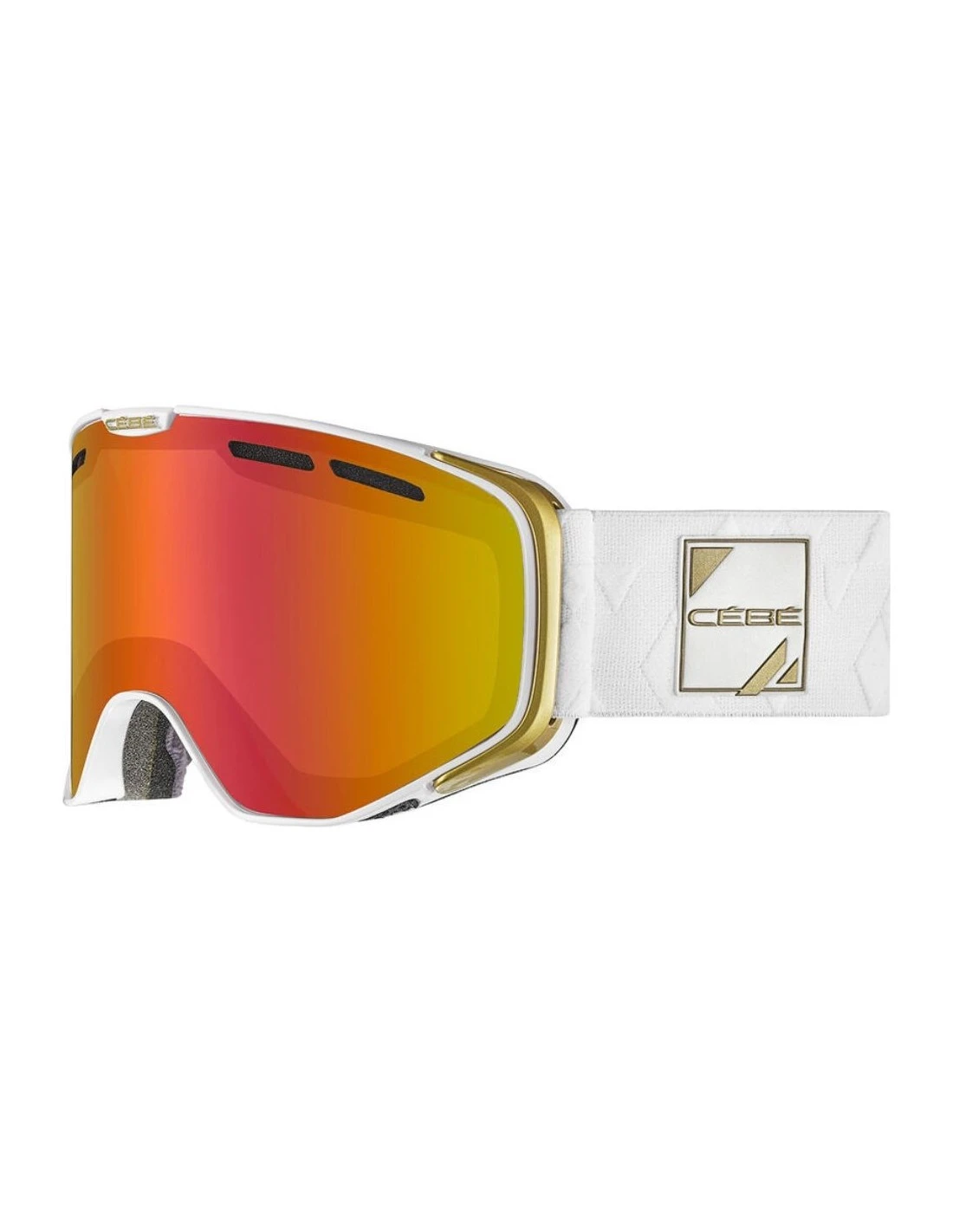 Masque De Ski Cébé Versus White Gold Matte / PC Vario Amber 3 Masque De Ski Cébé Versus White Gold Matte / PC Vario Amber