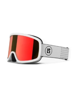 Masque De Ski Loubsol LS2 Blanc Miroir Rouge
