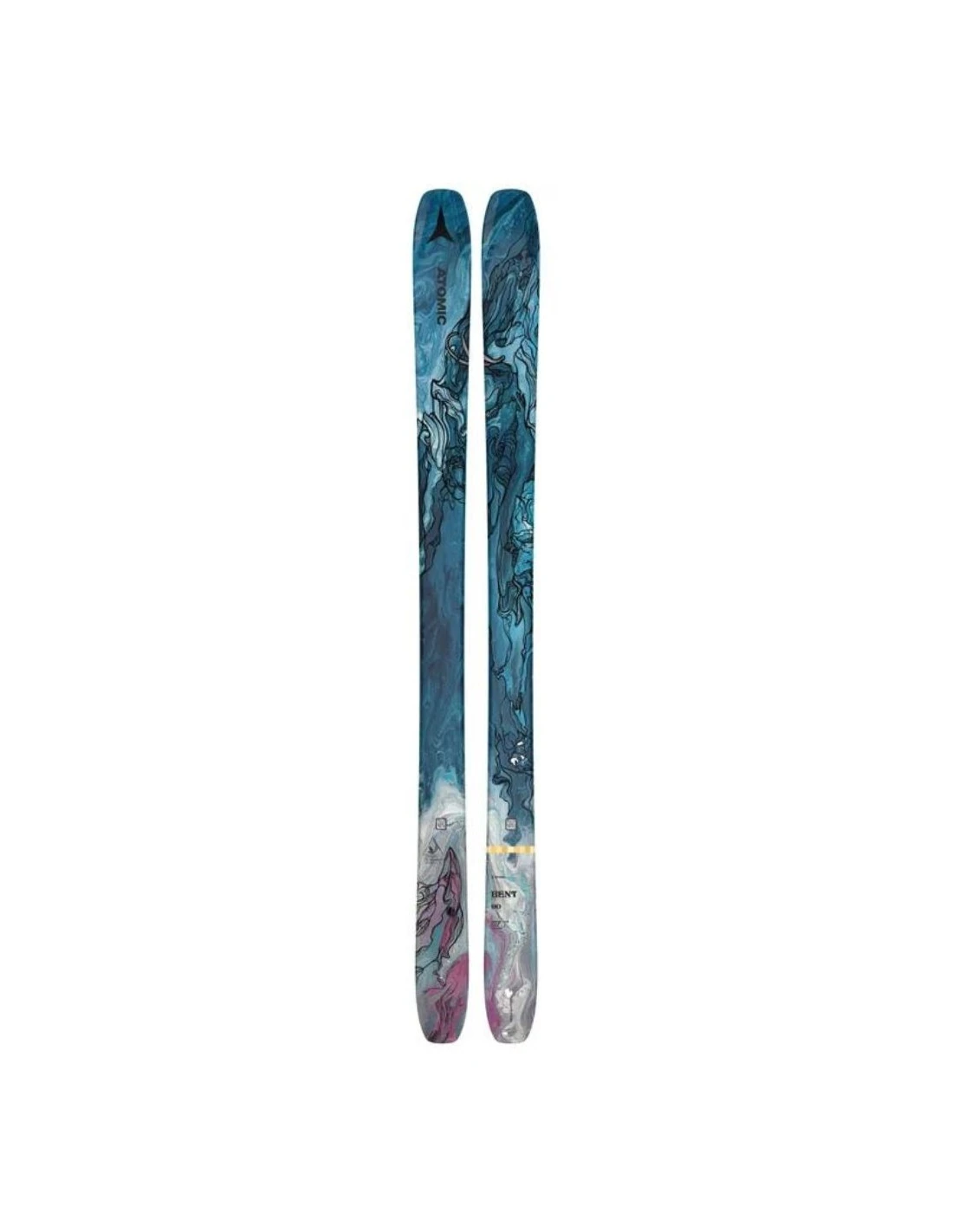 Ski Atomic Bent Chetler 90 Metalic Blue / Grey 3 Ski Atomic Bent Chetler 90 Metalic Blue / Grey