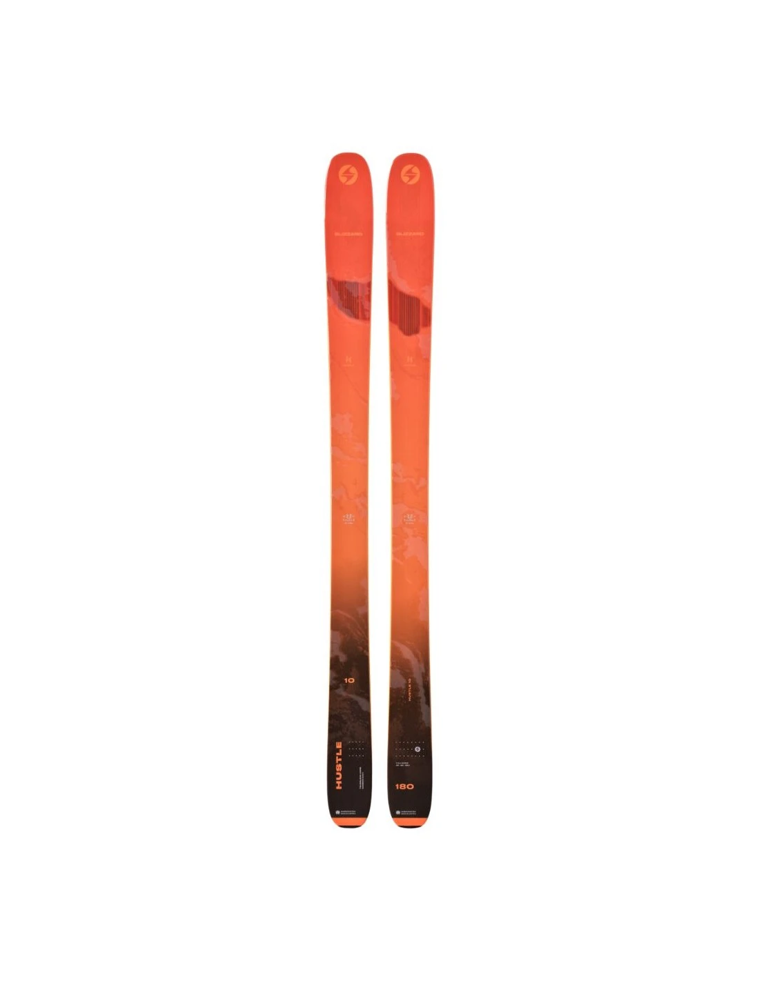 Ski Blizzard Hustle 10 Orange 2023 3 Ski Blizzard Hustle 10 Orange 2023