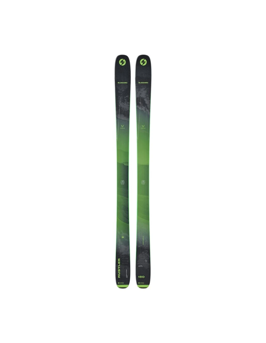 Ski Blizzard Rustler 9 Green 2023 3 Ski Blizzard Rustler 9 Green 2023