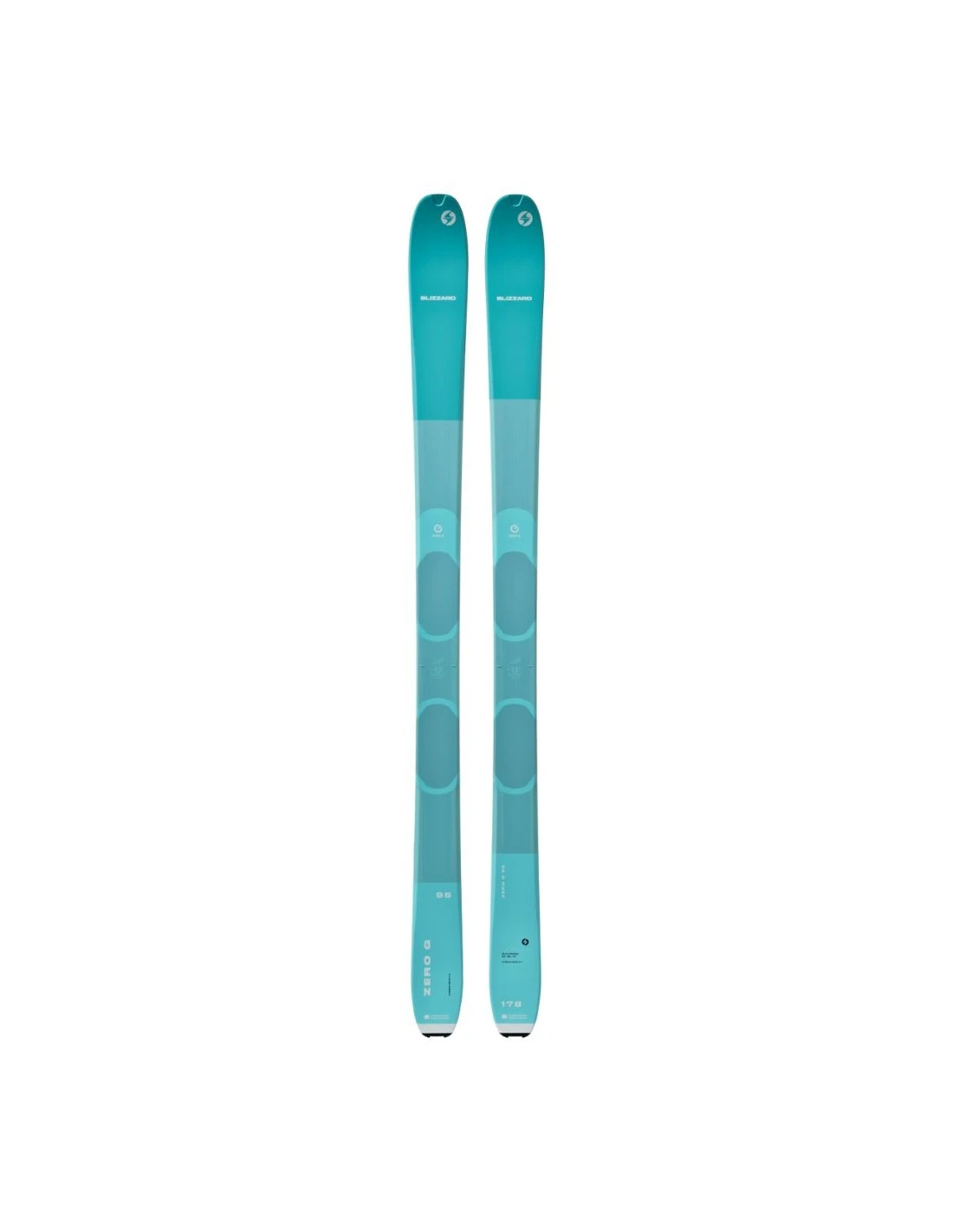Skis De Randonnée Blizzard Zero G 095 W Flate Light Blue 2023 4 Skis De Randonnée Blizzard Zero G 095 W Flate Light Blue 2023 – Image 2